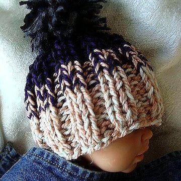 630 UNISEX RIBBED KNIT BEANIE, BABY TO ADULT