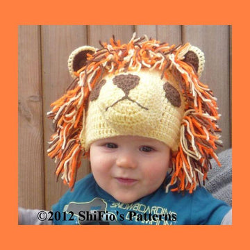 Crochet Pattern baby child animal hats  #211