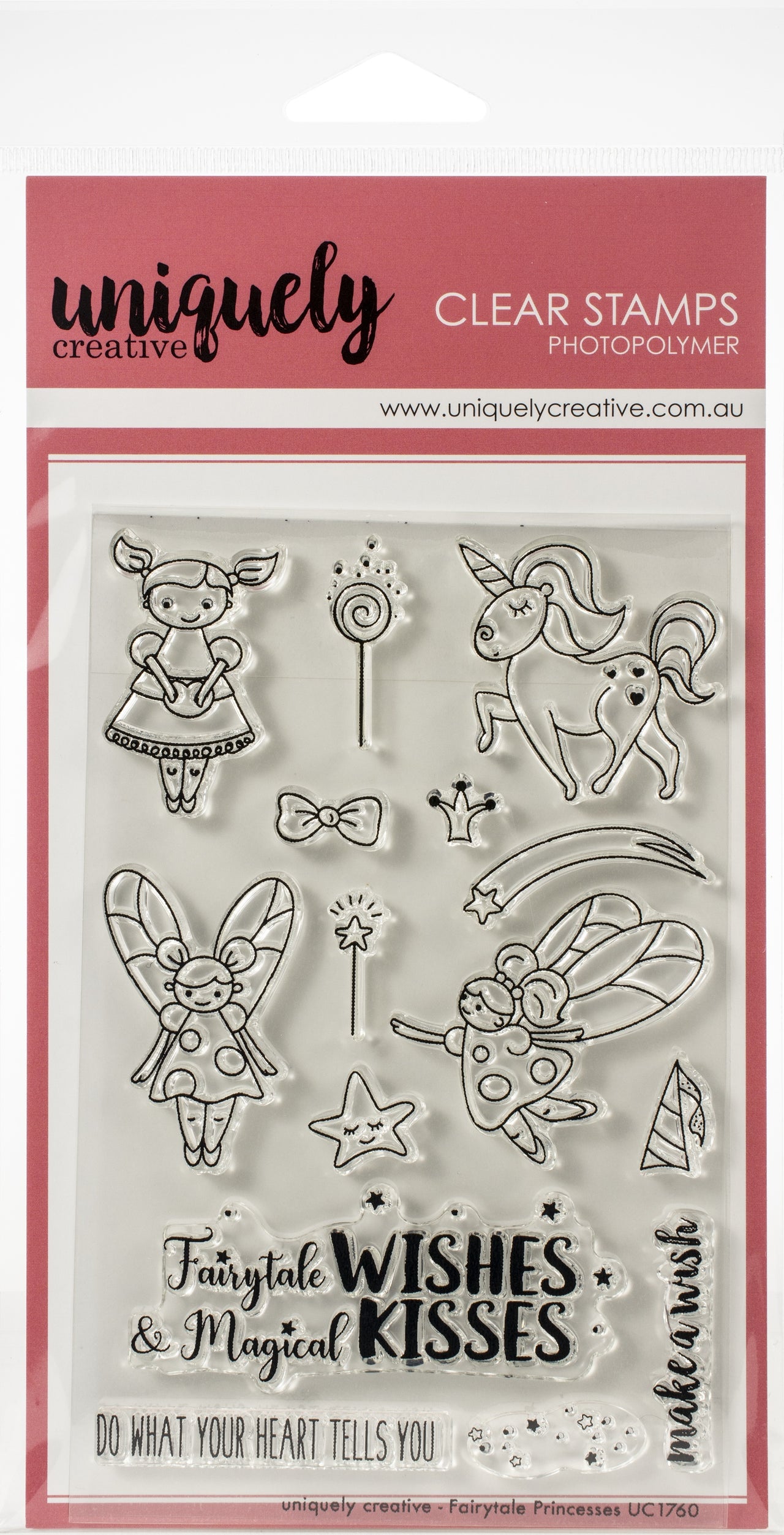 Uniquely Creative 4"X6" Clear Stamps - Fairytale Princesses