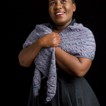 Ruched Shawl - Fingering