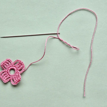 Pink Cross keychain pattern