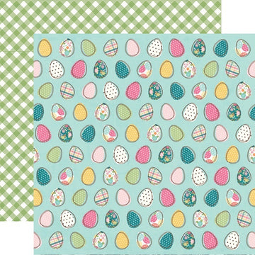 Simple Stories Hip Hop Hooray Double-Sided Cardstock 12"X12" 25/Pkg - Egg-Stra Special