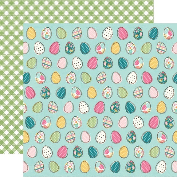 Simple Stories Hip Hop Hooray Double-Sided Cardstock 12"X12" 25/Pkg - Egg-Stra Special