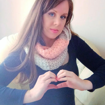 Crochet Pink Ballerina Scarf Pattern