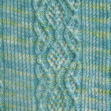 Bellinna Cable Lace Shawl