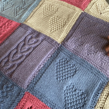 Heart Patchwork Blanket