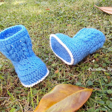 Flue booties baby