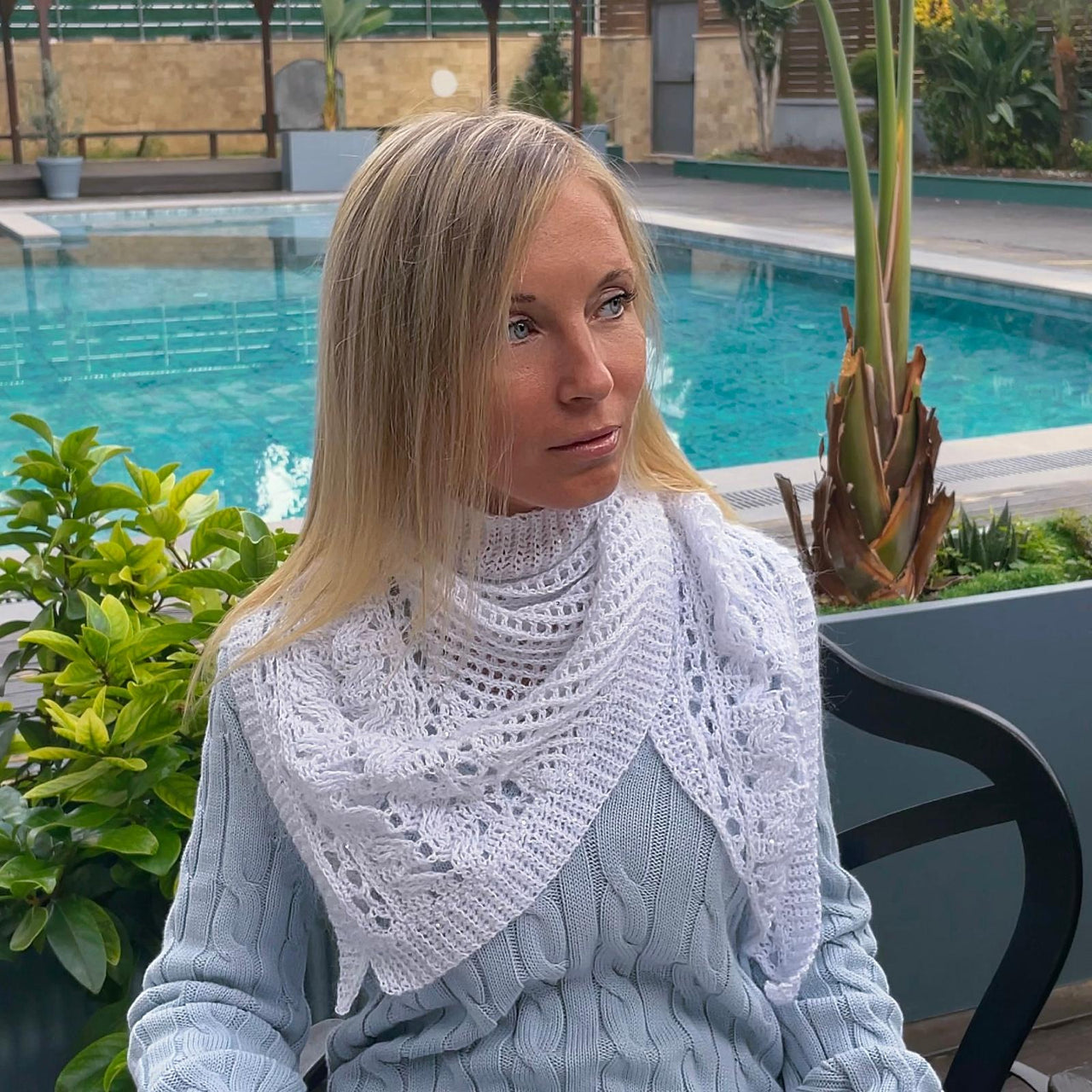 Easy Triangle Shawl