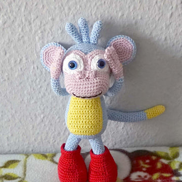 Crochet Pattern Monkey with Boots