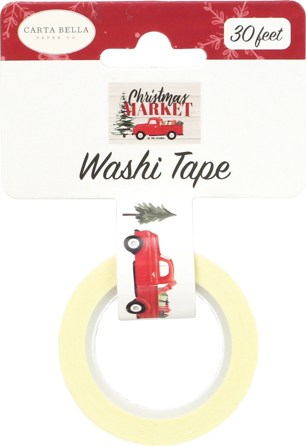 Echo Park Paper Carta Bella Fall Market Decorative Tape 30' - Market Trucks