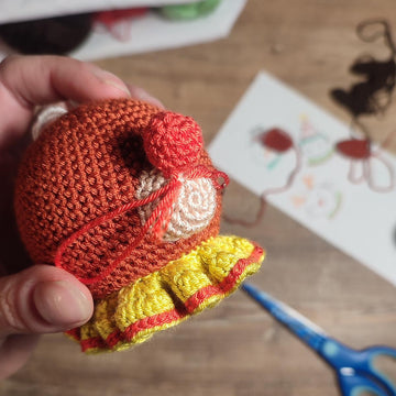 Ron the Reindeer Crochet Bauble Pattern