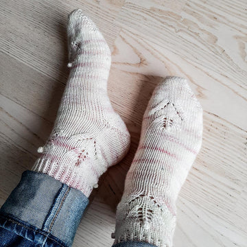 Leaf Flower Socks
