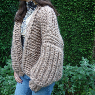 Bishop Sleeve Cardigan