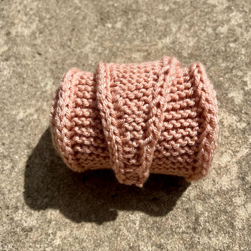 Cherry Blossom Scarf -- a loom knit pattern
