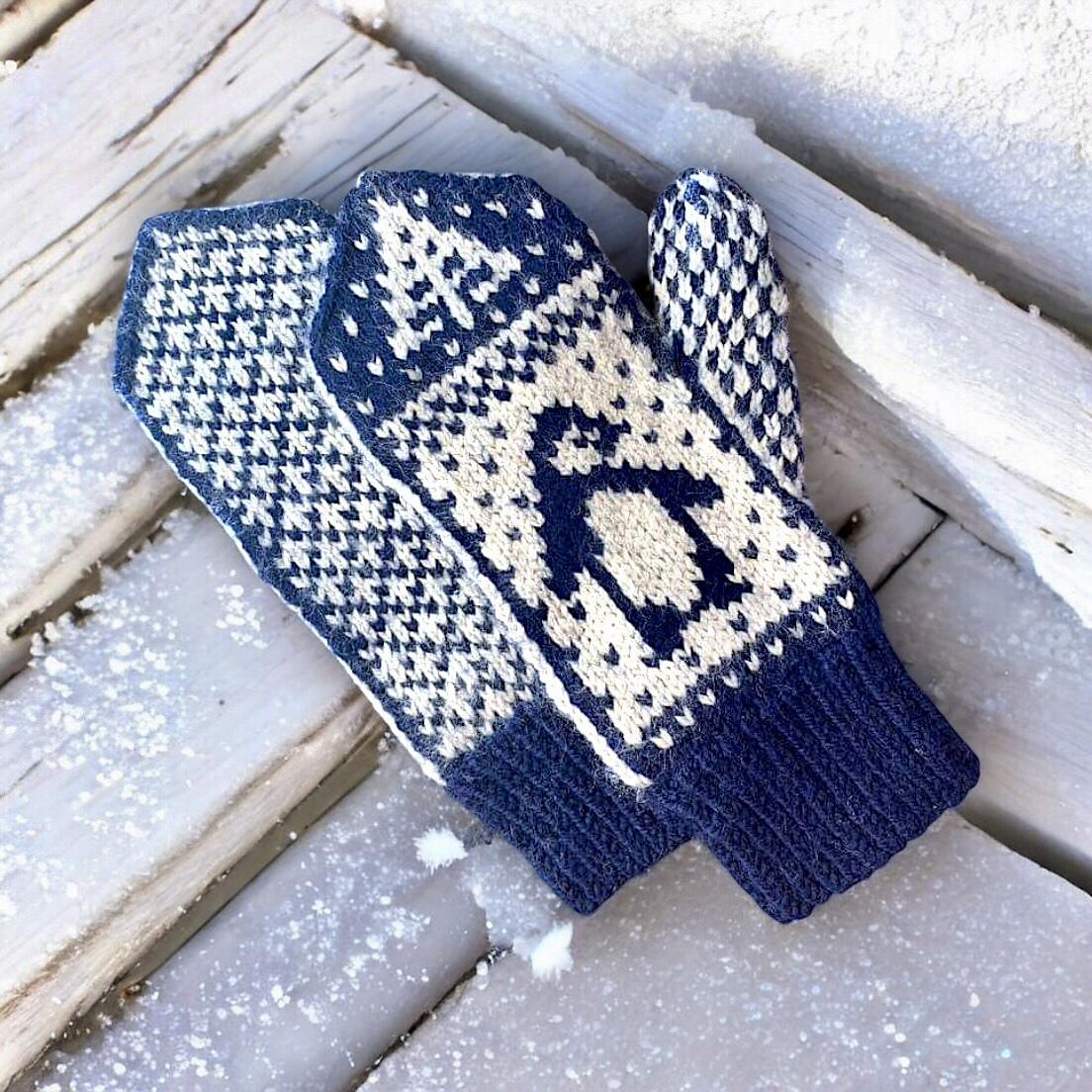 Penguin March Mittens