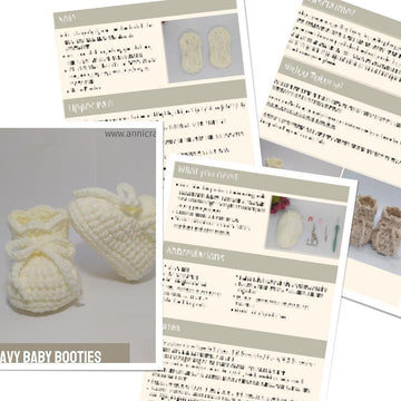 Wavy Baby Booties