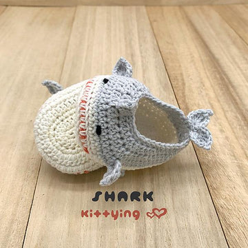 Shark Baby Booties by Kittying