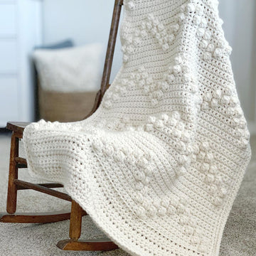 The Chevron Bobble Blanket 062