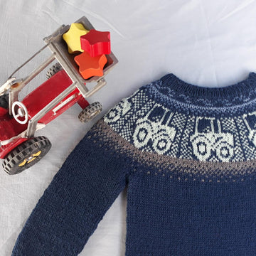 Tractor Pulling Stars Sweater