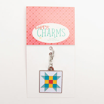 Riley Blake Happy Charms: Nine-Patch Star Enamel Charm