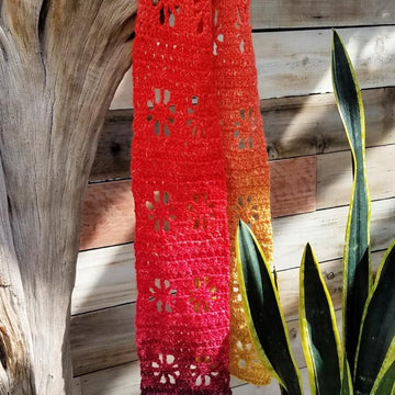 Fall Flowers Scarf