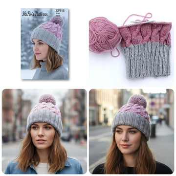 Knitting pattern ladies hat #518