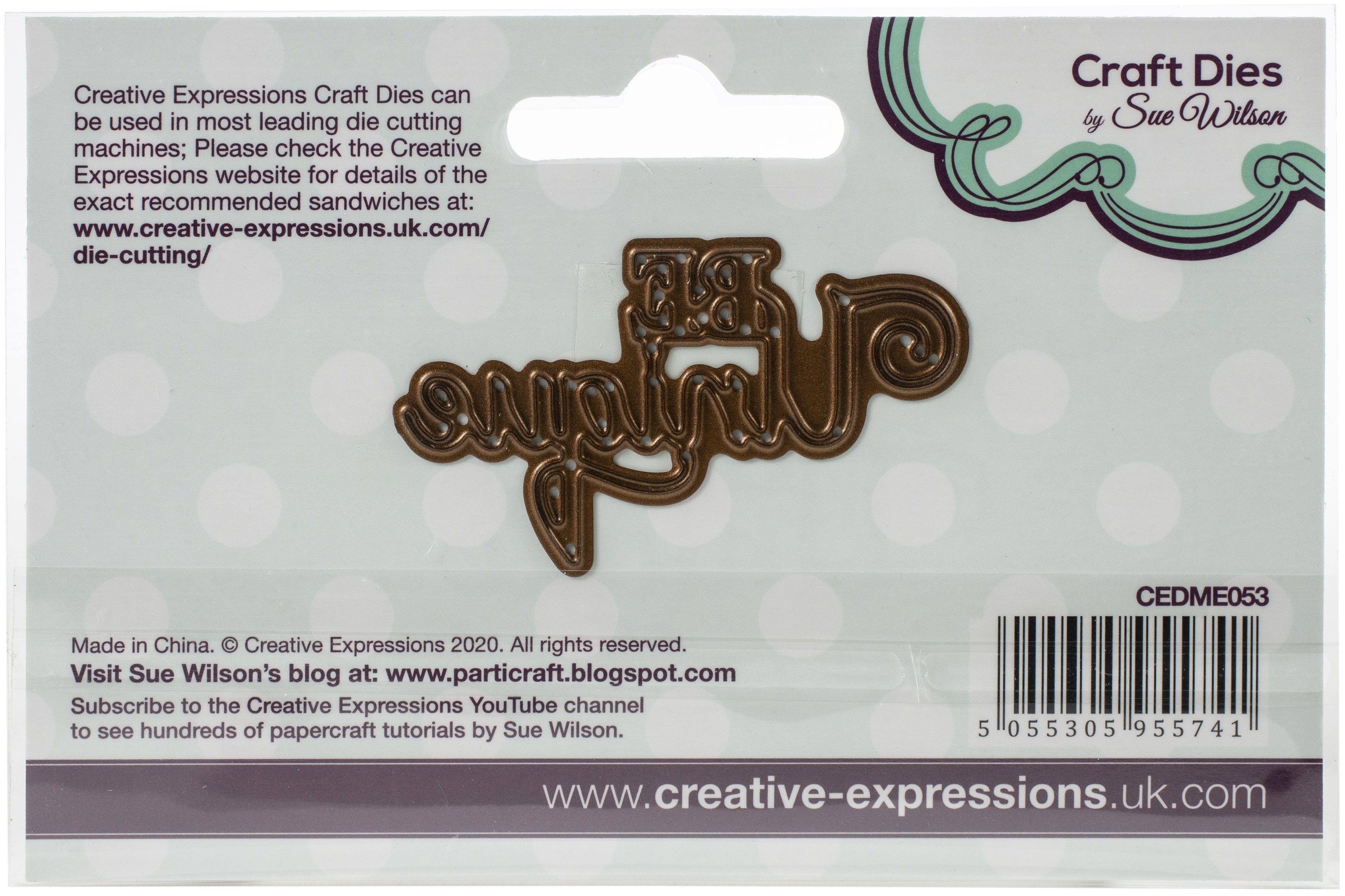 Creative Expressions Craft Dies By Sue Wilson - Mini Expressions- Be Unique