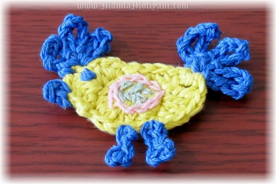 Crochet Rooster Applique Pattern For Easter & Christmas