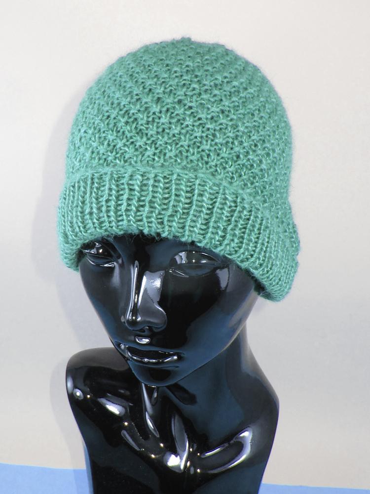Double Moss (Seed) Stitch Beanie Hat