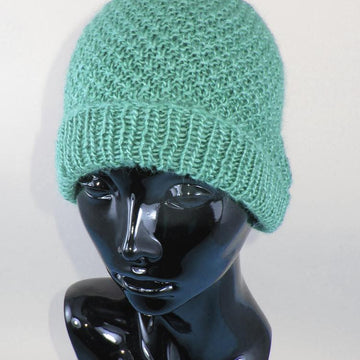 Double Moss (Seed) Stitch Beanie Hat