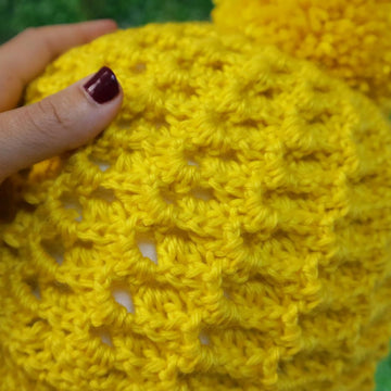 Unique 3D Textured Crochet Hat Pattern - Modern Ladies Fashion Beanie