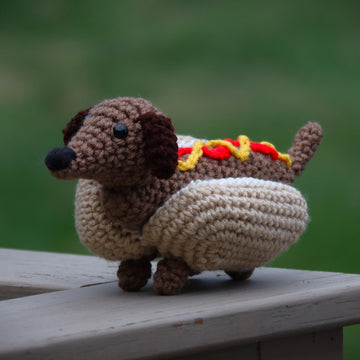 Hot Dog Dachshund Amigurumi