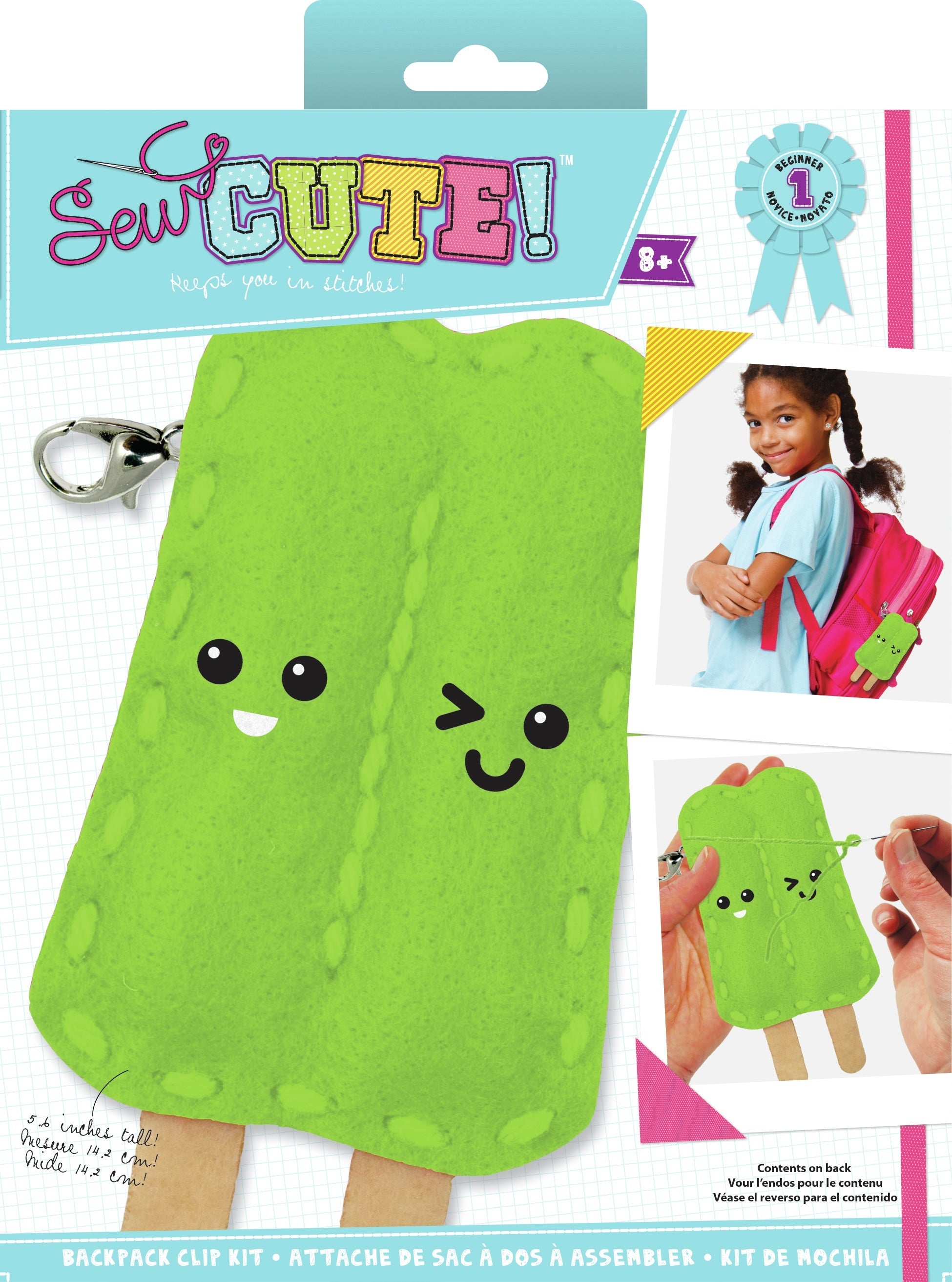 American Crafts Sew Cute! Needlepoint Kit - Mini Popsicle