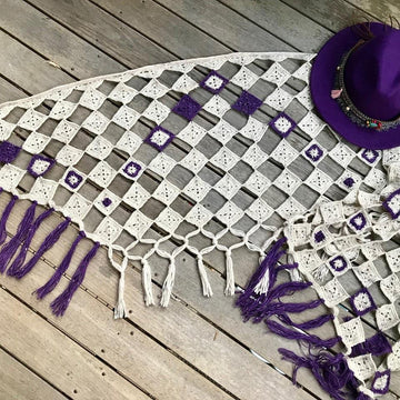 Grannys Gone Bohemian Shawl