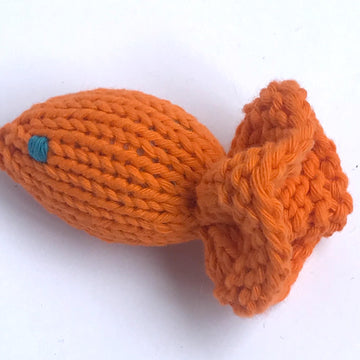 Knitted cat toys
