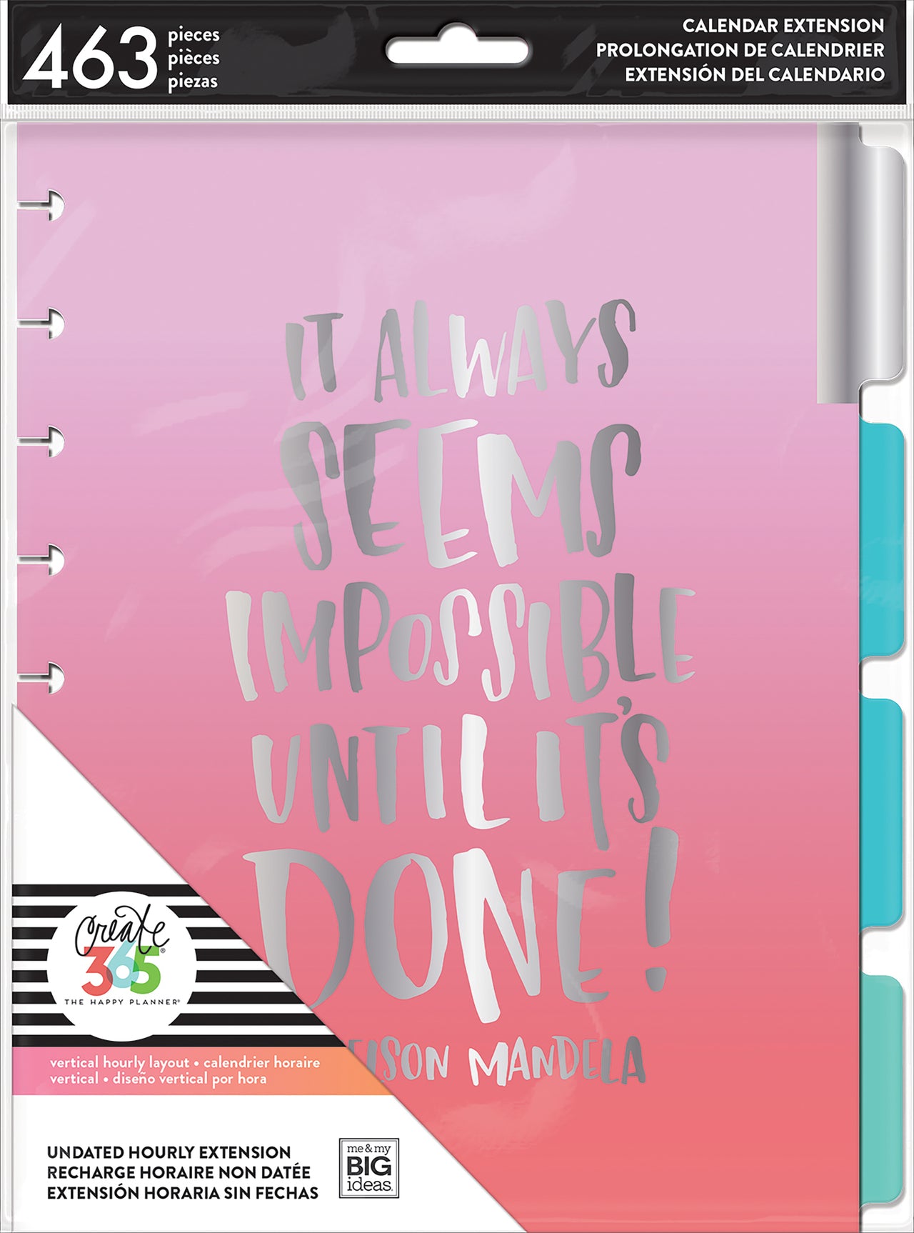 Happy Planner 6-Month Undated Medium Planner Extension Pack - Hourly