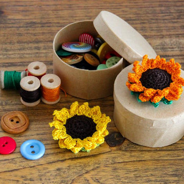 Crocheted Sunflower