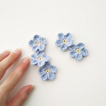 Forget-Me-Not Flower Applique