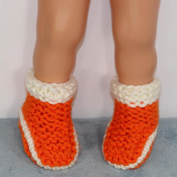 Childrens 2 Colour Super Chunky Slipper Boots