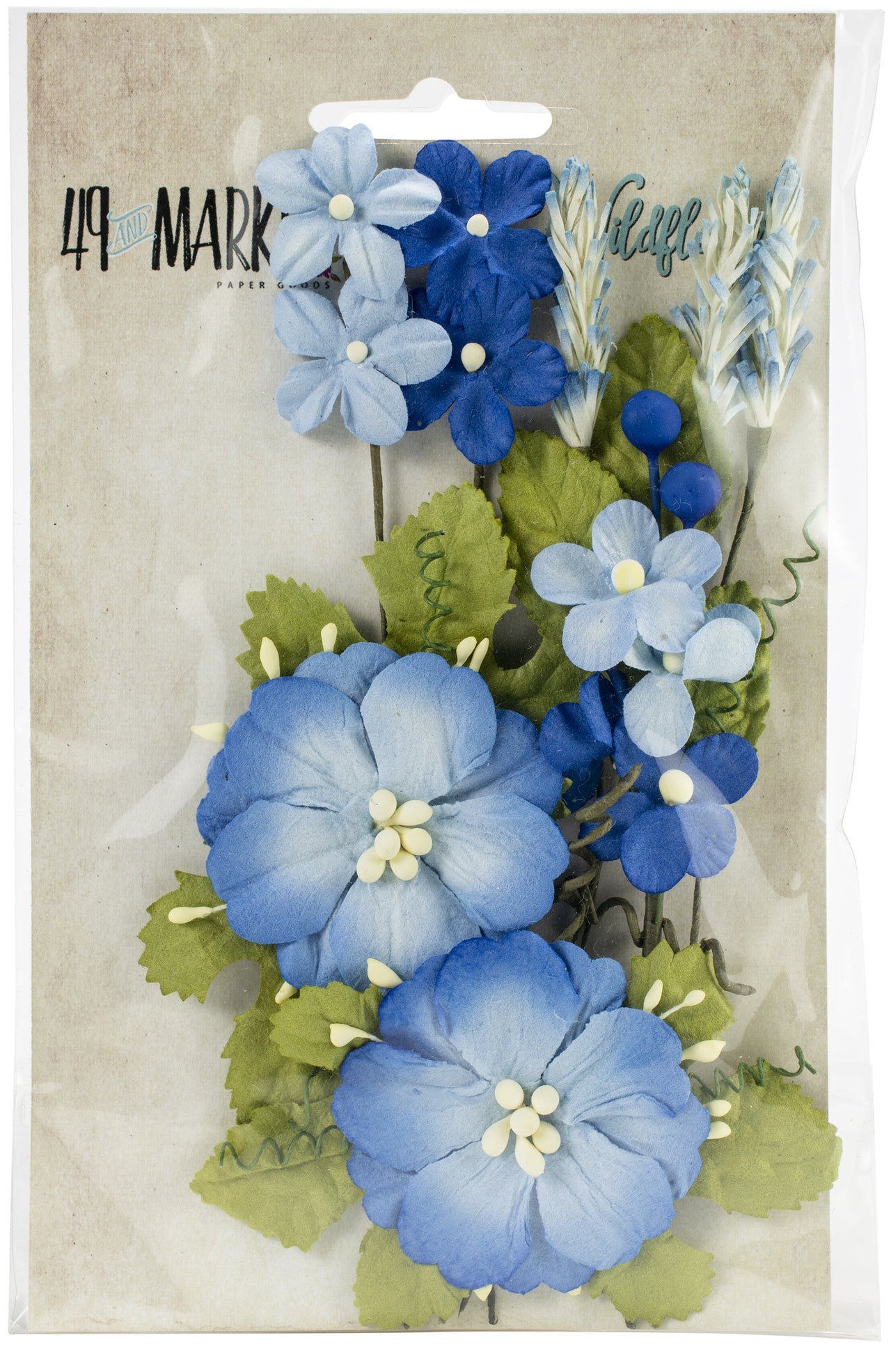 49 And Market Wildflowers 8/Pkg - Cobalt