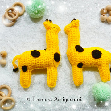 Crochet pattern giraffe yellow