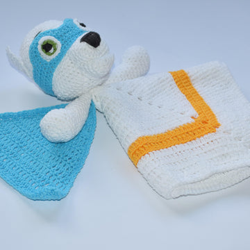 Crochet Paw patrol Apollo lovey