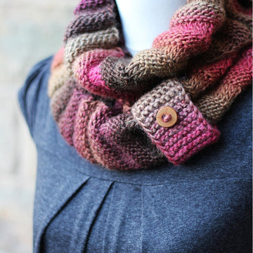 Walnut infinity scarf