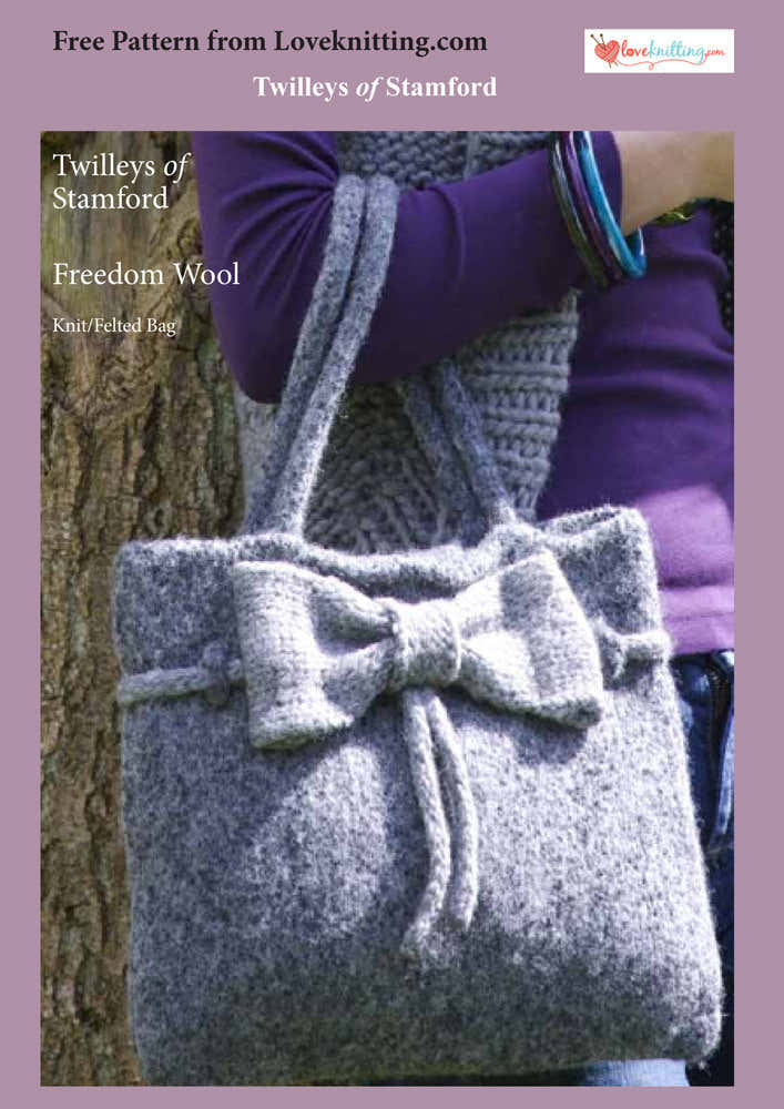 Felt Bag in Twilleys Freedom Wool