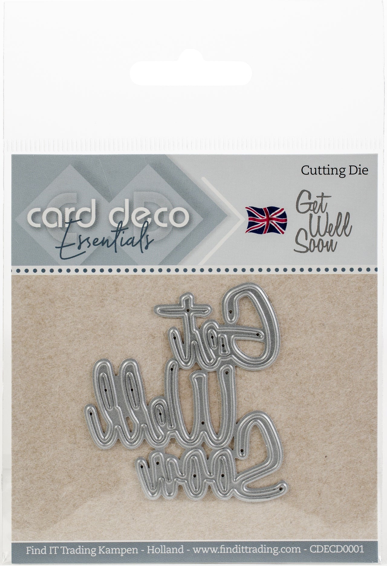 Find It Trading Card Deco Dies - Get Well Soon