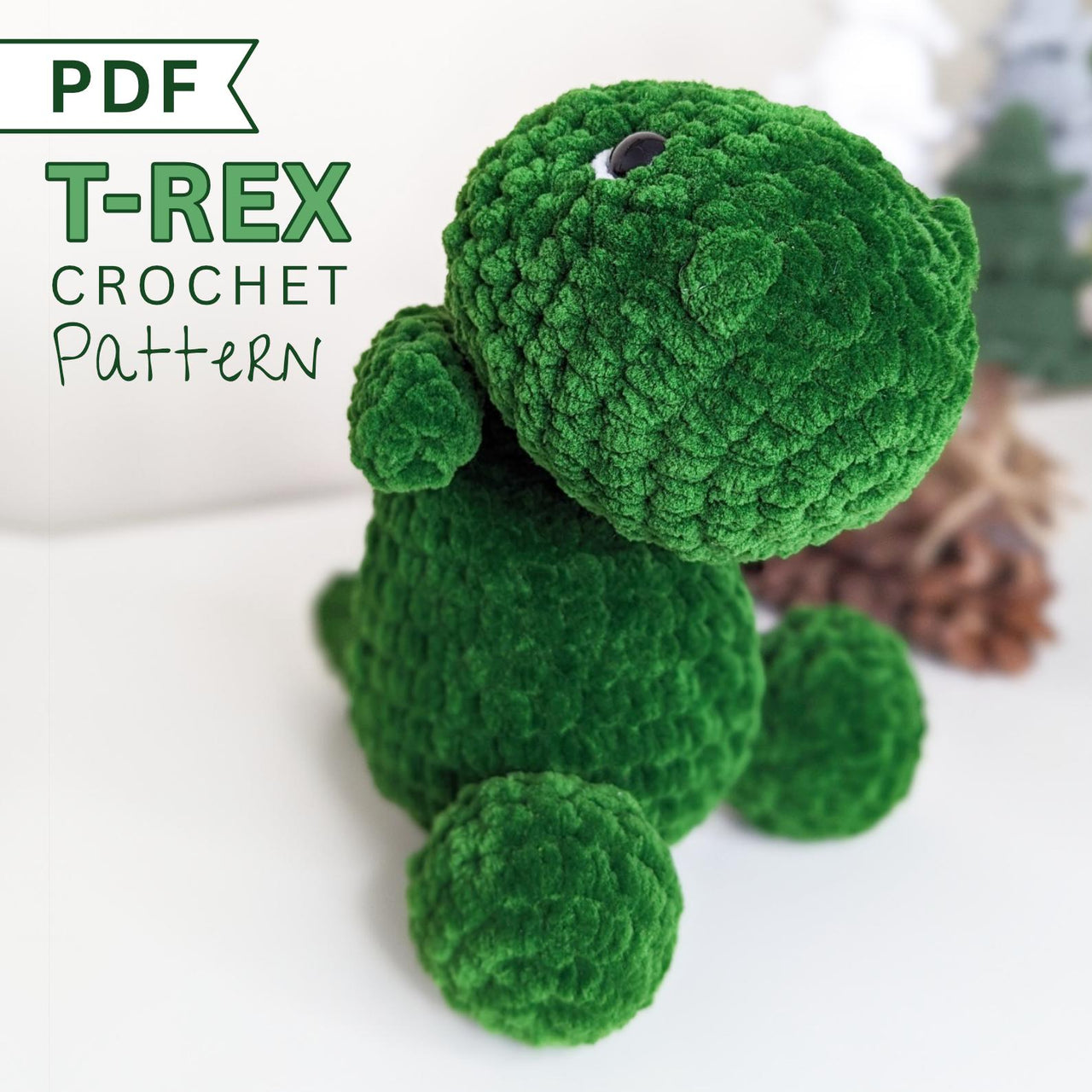 Crochet T-Rex Amigurumi
