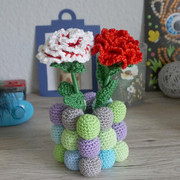 Crochet Pattern Flower In A Vase