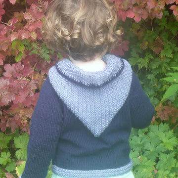 Connor - a seamless top down hooded sweater