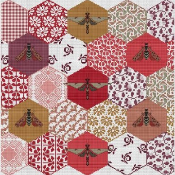 Long Dog Samplers The Quilted Bee Cross Stitch Chart - 2002029 -  Leaflet