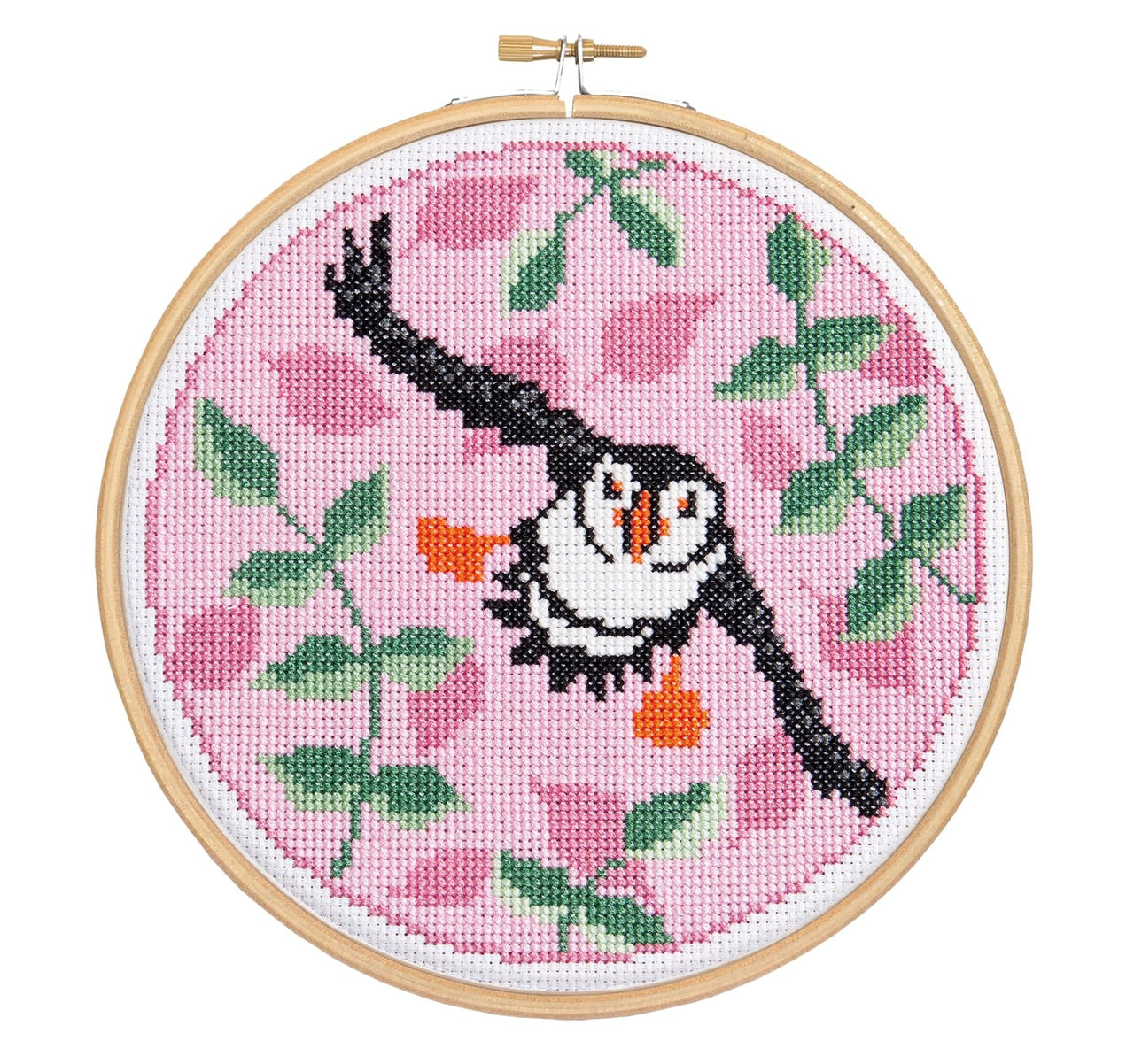 Hawthorn Handmade Puffin Cross Stitch Kit